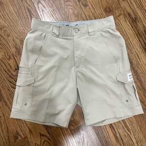 Bimini Bay Outfitters Men's Beige Cargo Shorts